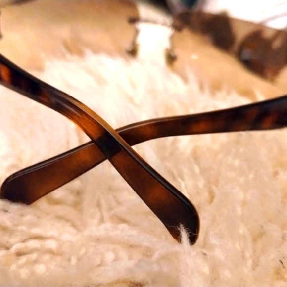 Versace Rimless Silver Greca Logo Tortoise Brown Sunglasses - Picture 4 of 15